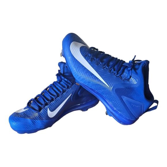 Nike Zoom Trout 3 Men's SZ 12.5 858503-447 Cleats Royal Blue & White  Baseball - Picture 1 of 8